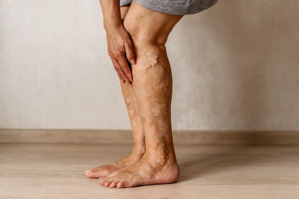 piernas de mujer con varices