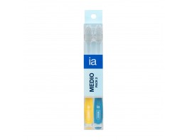 Interapothek cepillo dental medio pack 2uds