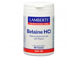 Lamberts comprimidos para la digestión Betaine HCl con pepsina - 180 comprimidos