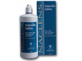 Naclens Solución salina para lentes de contacto 360ml