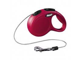 Flexi new classic cordon xs,3 m 8 k rojo