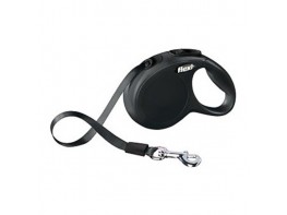 Flexi New Classic S correa extensible negra 5m 1u