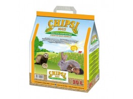 Chipsi lecho higiénico de maiz para pequeñas mascotas y aves 10l