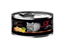 Alpha Spirit lata para gatos de boquerón y manzana 6 x 200g