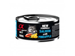 Alpha Spirit lata para gatos de salmón y piña 6 x 200g