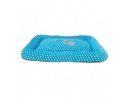 Petuky Colchón acolchado suave azul 90 x 68