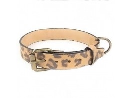 Artleather collar Nobuk leopardo 60 cm