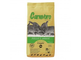 Carnívoro Complet pienso para perros de pollo y arroz 12kg