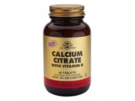 Solgar Citrato de calcio con Vitamina D3 60 comprimidos