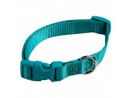 Papillón collar ajustable nylon 25 mm x 48-70 cm turquesa