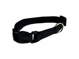 Papillón collar ajustable nylon 10 mm x 20-30 cm negro