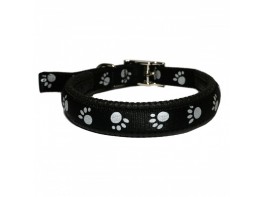 Rosewood collar reflec huellas negro 35 cm x 15 mm