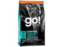 GO! CARNIVORE Grain Free Chicken, Turkey + Duck Adult Dog 1,6 kg