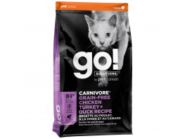 GO! CARNIVORE Grain Free Chicken, Turkey + Duck Adult Cat 1,4 kg