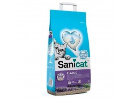 Sanicat Classic con olor a lavanda, arena para gatos 10l