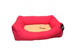 Siesta cama rosa cojin borreguito 55 cm