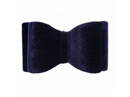 Rosewood pajarita de terciopelo azul para perros pequeña 7cm.