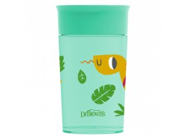 DrBrown's vaso de transicion sin boquilla verde asas 300ml