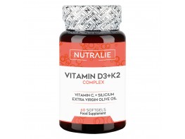 Nutralie vitamina D3+K2 complex 60 cápsulas