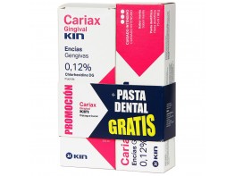 Kin Cariax Gingival pack de colutorio 250ml y pasta dental 75ml