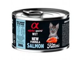 Alpha Spirit alimento húmedo para gatos de salmón en lata 6u x 200g