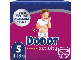 Dodot Activity pañales bebé talla 5 52u