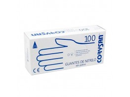 GUANTES CORYSAN NITRILO T/MED 100 UND.