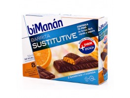 BIMANAN BARRITAS CHOCOLATE/NARANJA 8 UDS