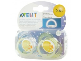 Avent chupete nocturnos 0-6 meses 2u