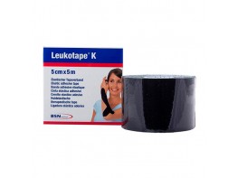 Leukotape k negro 5 cm x 5 cm