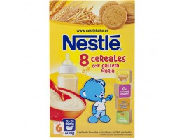 Nestlé papilla de 8 cereales con galleta maría +6 meses 725g