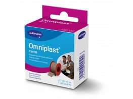 Omniplast esparadrapo tela rosa 5mx2,5cm