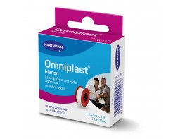 Omniplast esparadrapo tela blanco 5mx1,25cm