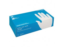Interapothek guantes de látex empolvados talla L 100uds