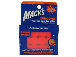 Mack´s tapones de silicona infantil 6 pares