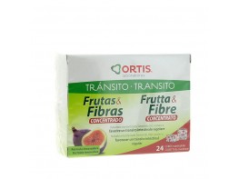 Ortis frutas fibras forte 24 cubos masticables