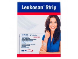 Leukosan strip 3 mm x 75 mm 2 uds