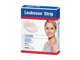 Leukosan strip nat 6 x 38 mm 6 x 75mm 2 uds