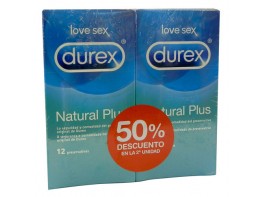 Durex Natural Plus preservativos 2x12 uds