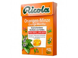 RICOLA CARAMELOS NARANJA MENTA S/A 50 G