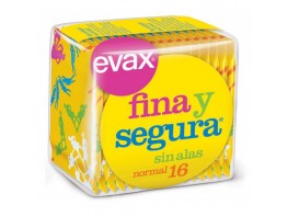 Evax compresas fina y segura alas normal 12 und