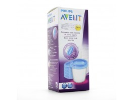 AVENT RECIPIENT LECHE 5 VASOS+TAPA 180ML