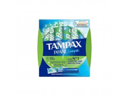 Tampax compak pearl tampones con aplicador super 16u