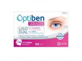 OPTIBEN TOALLITAS OCULARES USO DUAL 28 U