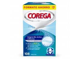 Corega oxígeno bio-activo 108 tabletas