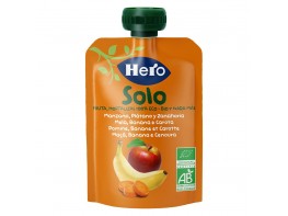 Hero Baby Solo ecológico manzana plátano y zanahorias bolsa 100g