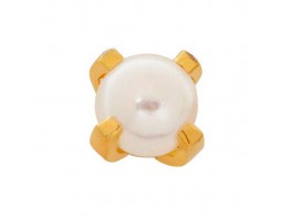 Prim inverness pendiente 40C sol perla 4mm