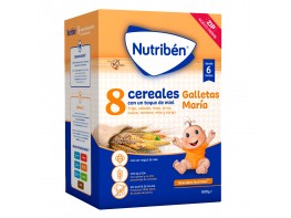 Nutribén 8 cereales y miel galletas maría 600gr