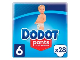 Dodot pañal pants t/6 +15 kg. 28 und