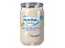 Nutribén Potito suprema de merluza con arroz 235gr